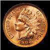 Image 2 : *Highlight Of Entire Auction* 1908 Tied Finest Known Indian Cent 1c Graded GEM++ Unc RD By USCG (fc)