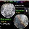 Image 1 : ***Auction Highlight*** 1884-cc GSA Monster Rainbow Toned  Morgan Dollar $1 Grades Select Unc (fc)