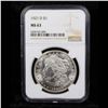 Image 2 : NGC 1921-d Morgan Dollar $1 Graded ms63 By NGC