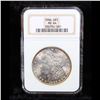 Image 2 : NGC 1886-p Colorfully Toned Morgan Dollar $1 Graded ms64 By NGC