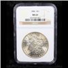 Image 2 : NGC 1886-p Morgan Dollar $1 Graded ms63 By NGC