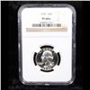 Image 2 : Proof NGC 1957 Washington Quarter 25c Graded pr68* By NGC