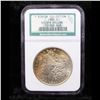 Image 2 : NGC 1880-o BINION COLLECTION Morgan Dollar $1 Graded ms63 By NGC