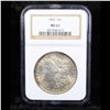 Image 2 : NGC 1903-p Morgan Dollar $1 Graded ms63 By NGC