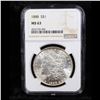 Image 2 : NGC 1888-p Morgan Dollar $1 Graded ms63 By NGC