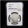 Image 2 : NGC 1885-o Morgan Dollar $1 Graded ms63 By NGC