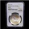 Image 2 : NGC 2014-p Baseball Hall Of Fame Modern Commem Dollar $1 Graded ms69 By NGC
