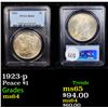 Image 1 : PCGS 1923-p Peace Dollar $1 Graded ms64 By PCGS