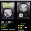 Image 1 : PCGS 1881-s OGH Morgan Dollar $1 Graded ms65 By PCGS