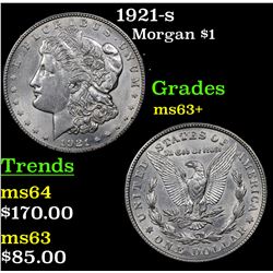 1921-s Morgan Dollar $1 Grades Select+ Unc