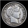 Image 2 : 1912-d Barber Dime 10c Grades xf