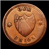 Image 2 : (1863) Our Union Civil War Token 1c Grades vf++