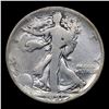 Image 2 : 1921-s Walking Liberty Half Dollar 50c Grades vg, very good