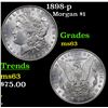 Image 1 : 1898-p Morgan Dollar $1 Grades Select Unc