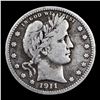 Image 2 : 1911-p Barber Quarter 25c Grades vf+