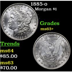 1885-o Morgan Dollar $1 Grades Select+ Unc