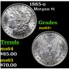 Image 1 : 1885-o Morgan Dollar $1 Grades Select+ Unc