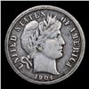 Image 2 : 1904-p Barber Dime 10c Grades vf++