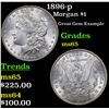 Image 1 : 1896-p Morgan Dollar $1 Grades GEM Unc