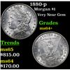 Image 1 : 1880-p Morgan Dollar $1 Grades Choice+ Unc