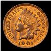 Image 2 : 1901 Indian Cent 1c Grades Select Unc RB