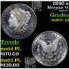 Image 1 : 1880-s Morgan Dollar $1 Grades Select Unc+ PL