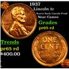 Image 1 : Proof 1937 Lincoln Cent 1c Grades Gem Proof Red