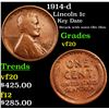 Image 1 : 1914-d Lincoln Cent 1c Grades vf, very fine