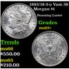 Image 1 : 1883/18-3-o Vam 38  Morgan Dollar $1 Grades GEM+ Unc