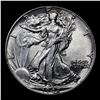 Image 2 : 1942-p Walking Liberty Half Dollar 50c Grades Choice AU/BU Slider