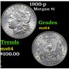 Image 1 : 1900-p Morgan Dollar $1 Grades Choice Unc