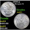 Image 1 : 1890-p Morgan Dollar $1 Grades Select+ Unc
