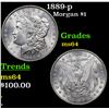 Image 1 : 1889-p Morgan Dollar $1 Grades Choice Unc