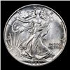 Image 2 : 1943-p Walking Liberty Half Dollar 50c Grades Select+ Unc