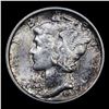 Image 2 : 1945-p Mercury Dime 10c Grades Choice+ Unc