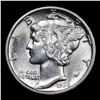 Image 2 : 1935-p Mercury Dime 10c Grades Select Unc