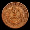 Image 3 : 1864 Two Cent Piece 2c Grades vg+