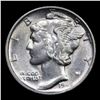 Image 2 : 1945-s Mercury Dime 10c Grades Select AU