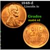 Image 1 : 1948-d Lincoln Cent 1c Grades Choice Unc RD