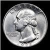 Image 2 : 1936-p Washington Quarter 25c Grades Choice AU/BU Slider+