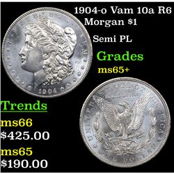 1904-o Vam 10a R6 Morgan Dollar $1 Grades GEM+ Unc