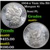 Image 1 : 1904-o Vam 10a R6 Morgan Dollar $1 Grades GEM+ Unc