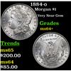 Image 1 : 1884-o Morgan Dollar $1 Grades Choice+ Unc