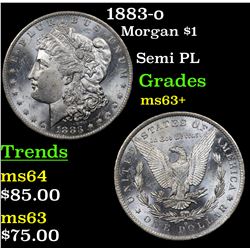 1883-o Morgan Dollar $1 Grades Select+ Unc