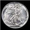 Image 2 : 1943-p Walking Liberty Half Dollar 50c Grades Select+ Unc