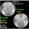 Image 1 : 1887-p Morgan Dollar $1 Grades Select+ Unc