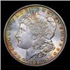Image 2 : 1880-s Colorfully Toned Morgan Dollar $1 Grades GEM Unc
