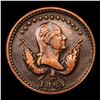 Image 2 : 1863 Washington F-118/418 Civil War Token 1c Grades xf