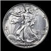 Image 2 : 1947-p Walking Liberty Half Dollar 50c Grades Select+ Unc