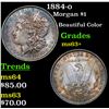 Image 1 : 1884-o Morgan Dollar $1 Grades Select+ Unc